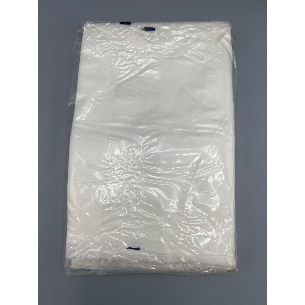 Bates Whisperscale White Pillowcases Yellow Detail 42" X 38.5" Cotton Blend - Picture 6 of 8